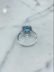 Blue Topaz Ring