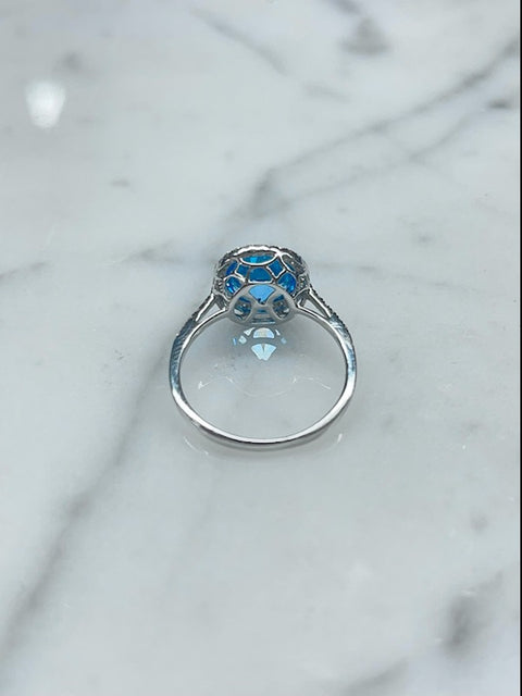 Blue Topaz Ring