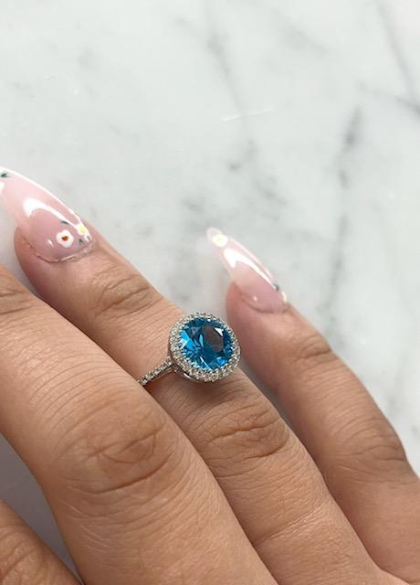 Blue Topaz Ring