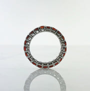 Garnet Eternity Band