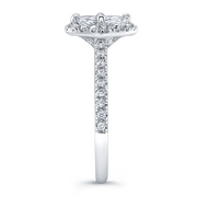 Marquise Diamond Halo Engagement Ring