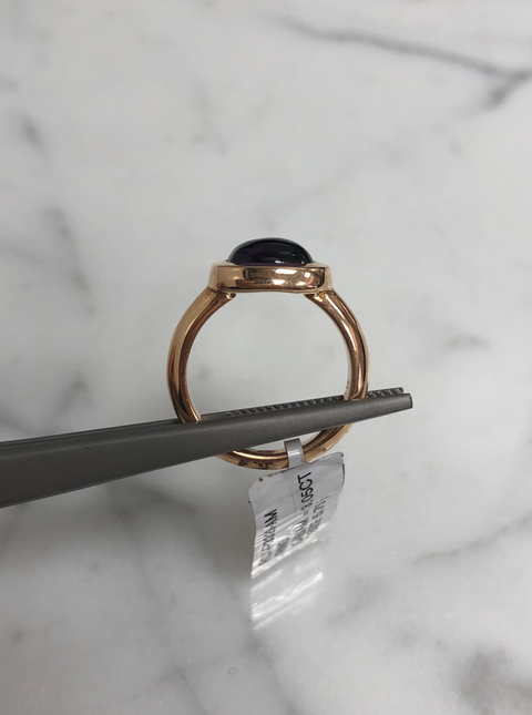 Cabochon Amethyst Ring