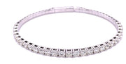 Flexible Diamond Bangle Bracelets