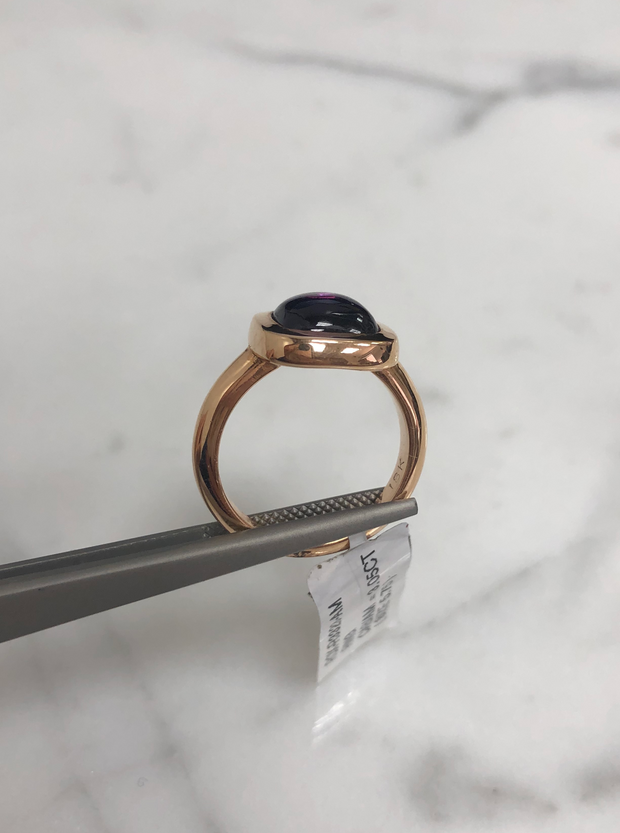 Cabochon Amethyst Ring
